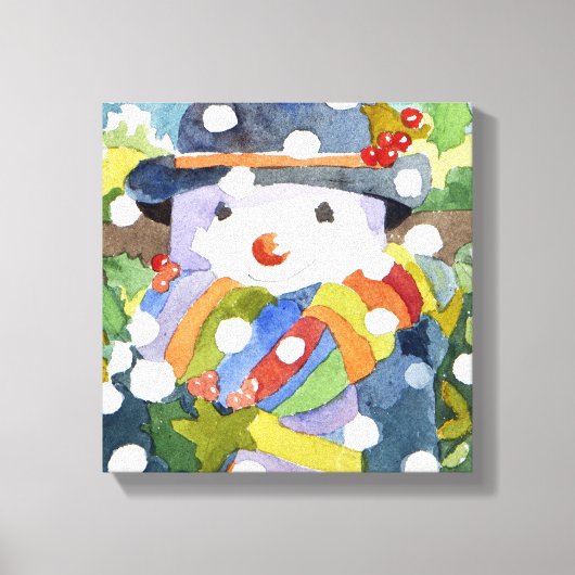 Toile Snowman dans la neige 2011 (Recto)