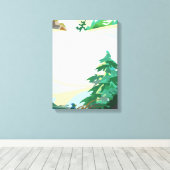 Toile Snowy Hill (Insitu (Plancher de Bois))