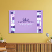 Toile SO MOD Bat mitzvah Carte d'accès (Insitu(Salon))