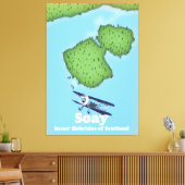 Toile Soay Hébrides intérieures d'Écosse carte (Insitu(Salon))