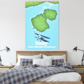Toile Soay Hébrides intérieures d'Écosse carte (Insitu(Chambre))