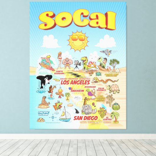 Toile SoCal (Insitu (Plancher de Bois))