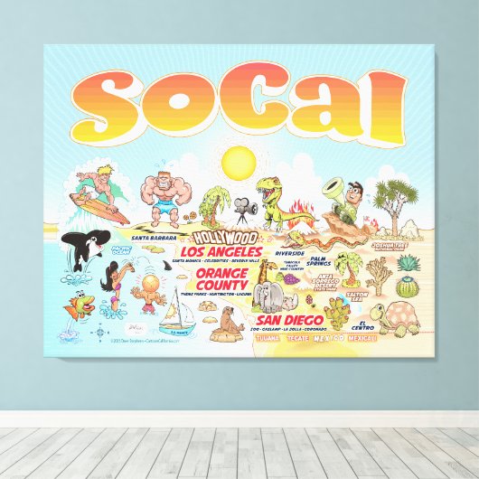 Toile SoCal (Insitu (Plancher de Bois))