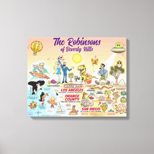 Toile SoCal personnalisé (Recto)