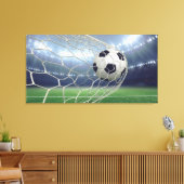 Toile Soccer Goal Blue Dramatic Stadium Photo (Insitu(Salon))