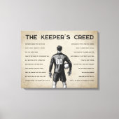 Toile Soccer Goalkeeper Creed Monogram Vintage (Recto)