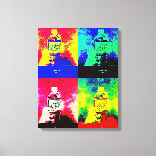 Toile Soda pop art (Recto)