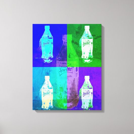 Toile Soda pop art (Recto)
