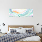 Toile Soft Pastel Abstrait Wall Art (Insitu(Chambre))