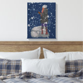 Toile Soir enneigé (Insitu(Chambre))