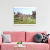 Toile Soirée à Arlington Row, Bibury, Gloucestershire (Insitu(Salon))