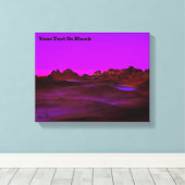 Toile Soirée Désert Calme (Insitu (Plancher de Bois))