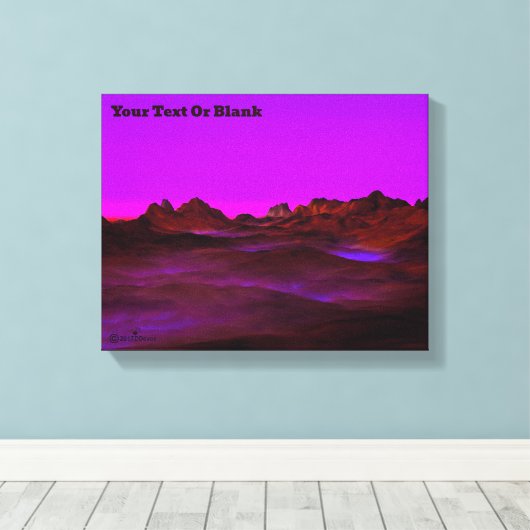 Toile Soirée Désert Calme (Insitu (Plancher de Bois))