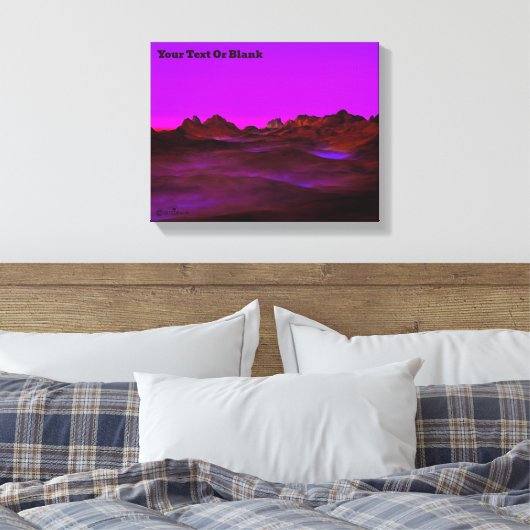 Toile Soirée Désert Calme (Insitu(Chambre))