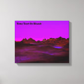 Toile Soirée Désert Calme (Recto)