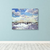 Toile Soirée du Golfe du Morbihan 2002 (Insitu (Plancher de Bois))