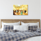 Toile Soirée élégante (Danser au Palais Ball) (Insitu(Chambre))