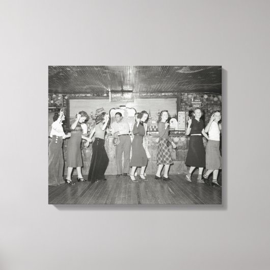 Toile Soirée entre filles, 1938 (Recto)