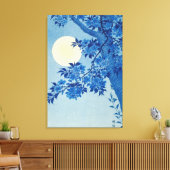 Toile Soirée Lune Arbre Bleu Lune (Insitu(Salon))