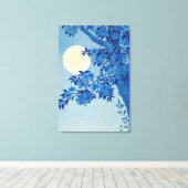 Toile Soirée Lune Arbre Bleu Lune (Insitu (Plancher de Bois))