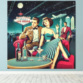 Toile Soirée Martini Las Vegas Age Spatial (Insitu (Plancher de Bois))