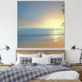 Toile Soirée paisible du coucher du soleil (Insitu(Chambre))