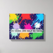 Toile Sois Fidèle à Toi-Même (Recto)