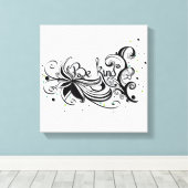 Toile SOIS GENTIL ! Citation calligraphie inspirante (Insitu (Plancher de Bois))