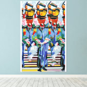 Toile Soixante-Seize Trombones (Insitu (Plancher de Bois))