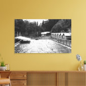 Toile Sol Duc Hot Springs, WA Swimming Pool Photographie (Insitu(Salon))