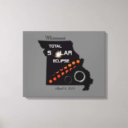 Toile solaire du Missouri Eclipse Imprimer (Recto)
