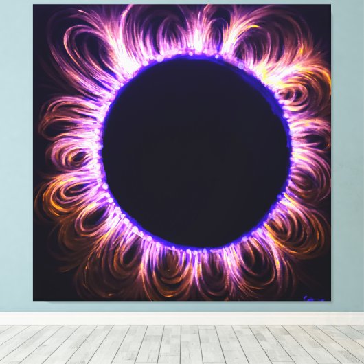 Toile Solar eclipse (Insitu (Plancher de Bois))