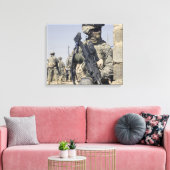 Toile Soldat armé d'un MK-48 (Insitu(Salon))
