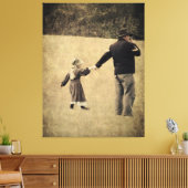 Toile Soldat de l'Union et fille (Insitu(Salon))