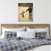 Toile Soldat de l'Union et fille (Insitu(Chambre))