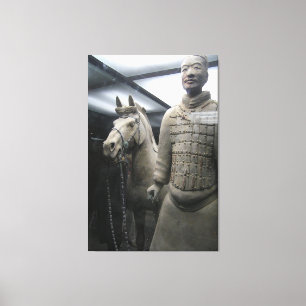 Toile Soldat Qin chinois en terre cuite 3e siècle av. J.