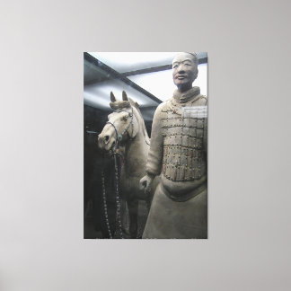 Toile Soldat Qin chinois en terre cuite 3e siècle av. J.