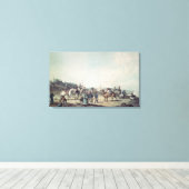 Toile Soldats chinois (Insitu (Plancher de Bois))