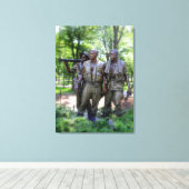 Toile Soldats commémoratifs des vétérans du Vietnam (Insitu (Plancher de Bois))