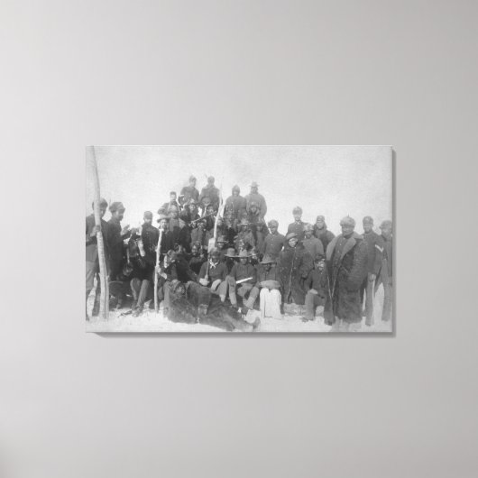 Toile Soldats noirs de la 25e infanterie (Recto)