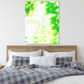 Toile Soleil à travers les feuilles, gros plan (Insitu(Chambre))