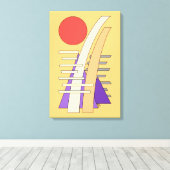 Toile Soleil abstrait, ombres, reflets et structures (Insitu (Plancher de Bois))