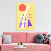 Toile Soleil abstrait, ombres, reflets et structures (Insitu(Salon))
