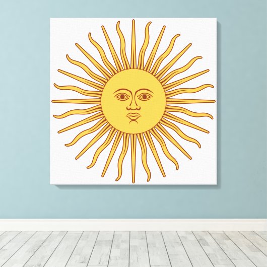 Toile Soleil argentin (Insitu (Plancher de Bois))