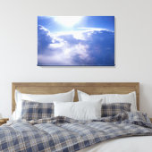 Toile Soleil brillant à travers les nuages (Insitu(Chambre))