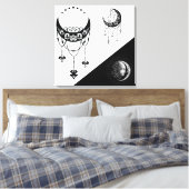 Toile Soleil céleste et lune (Insitu(Chambre))