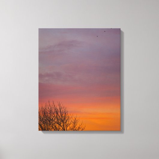 Toile Soleil chaud d'hiver, Ohio (Recto)