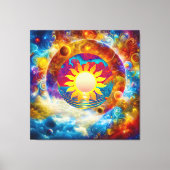 Toile Soleil cosmique (Recto)