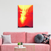 Toile Soleil couchant saint art (Insitu(Salon))
