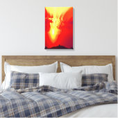 Toile Soleil couchant saint art (Insitu(Chambre))